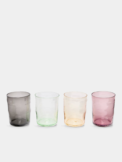 Michael Ruh Studio - Urban Hand-Blown Glass Highballs (Set of 4) - Multiple - ABASK - 