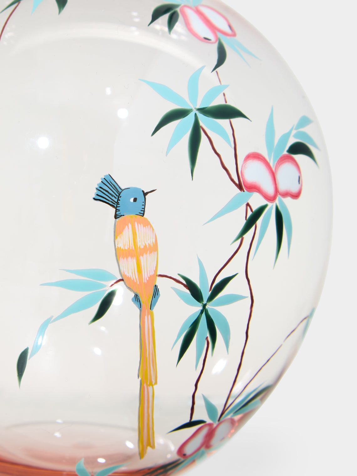 Lobmeyr - BV60 IV Garden of Paradise Hand-Blown Crystal Bud Vase (4in/10cm) - Multiple - ABASK