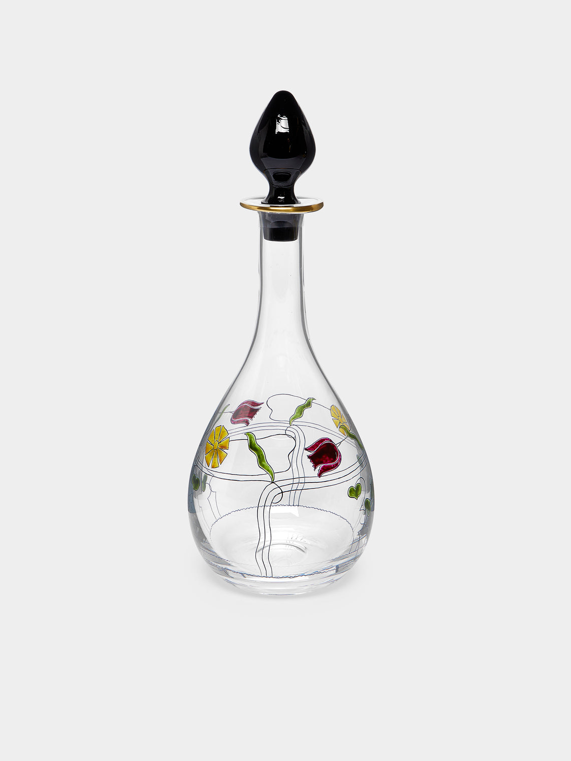 Theresienthal - Serenade Hand-Painted Crystal Wine Decanter -  - ABASK - 