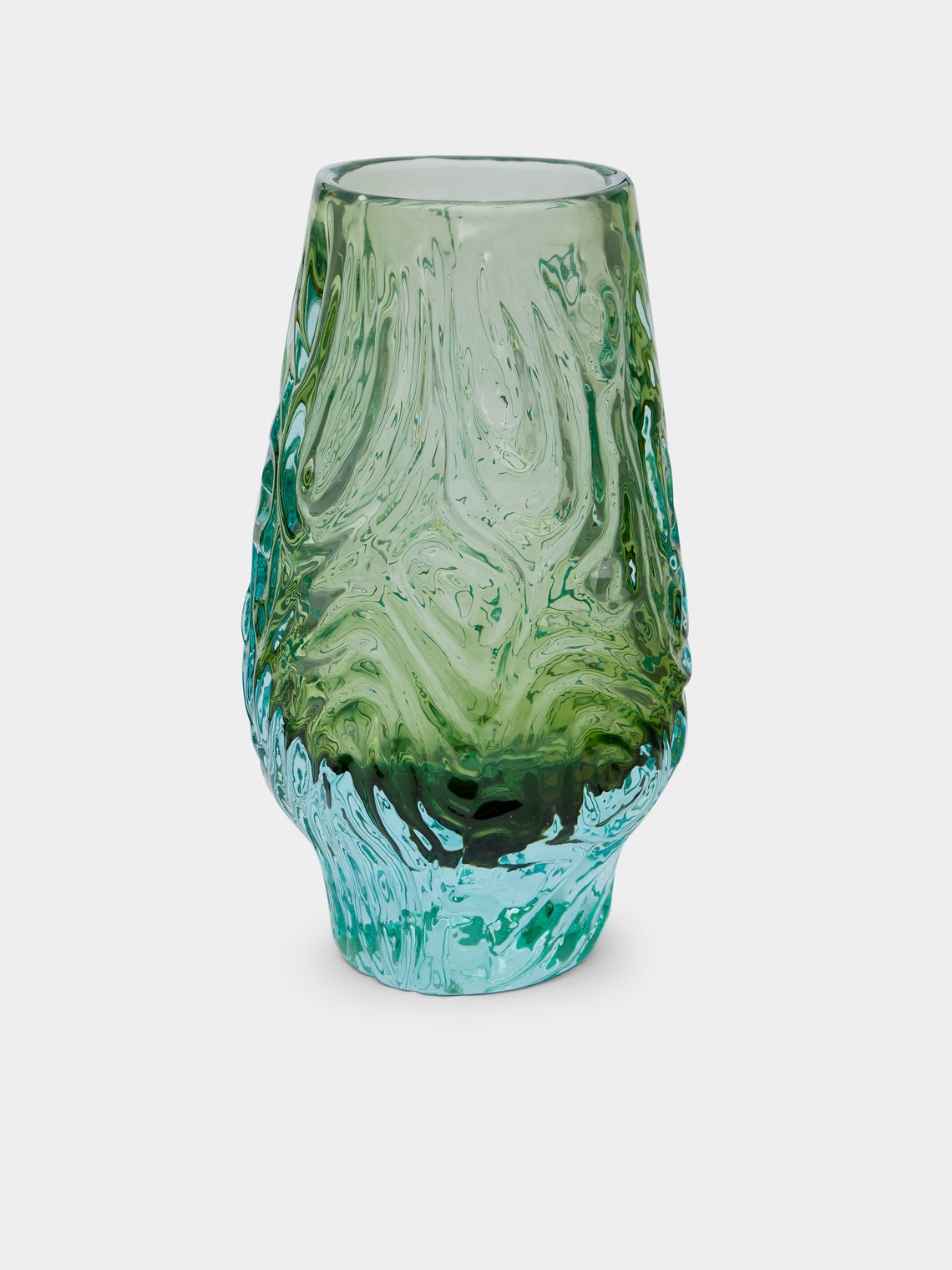 Antique and Vintage - 1960s Flavio Poli Glass Vase -  - ABASK - 