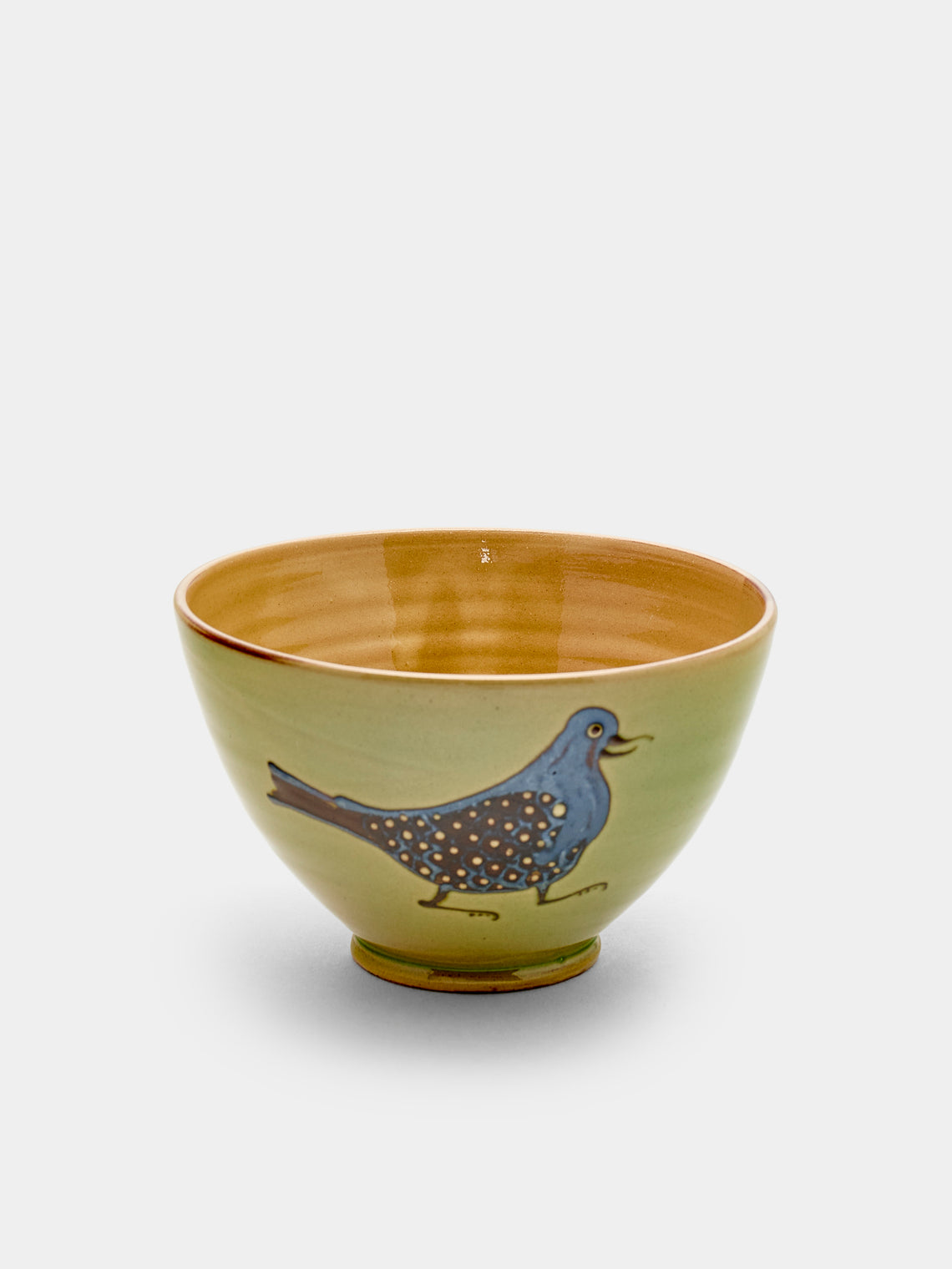 Poterie d’Évires - Flowers and Birds Hand-Painted Ceramic Bowls (Set of 6) - Multiple - ABASK