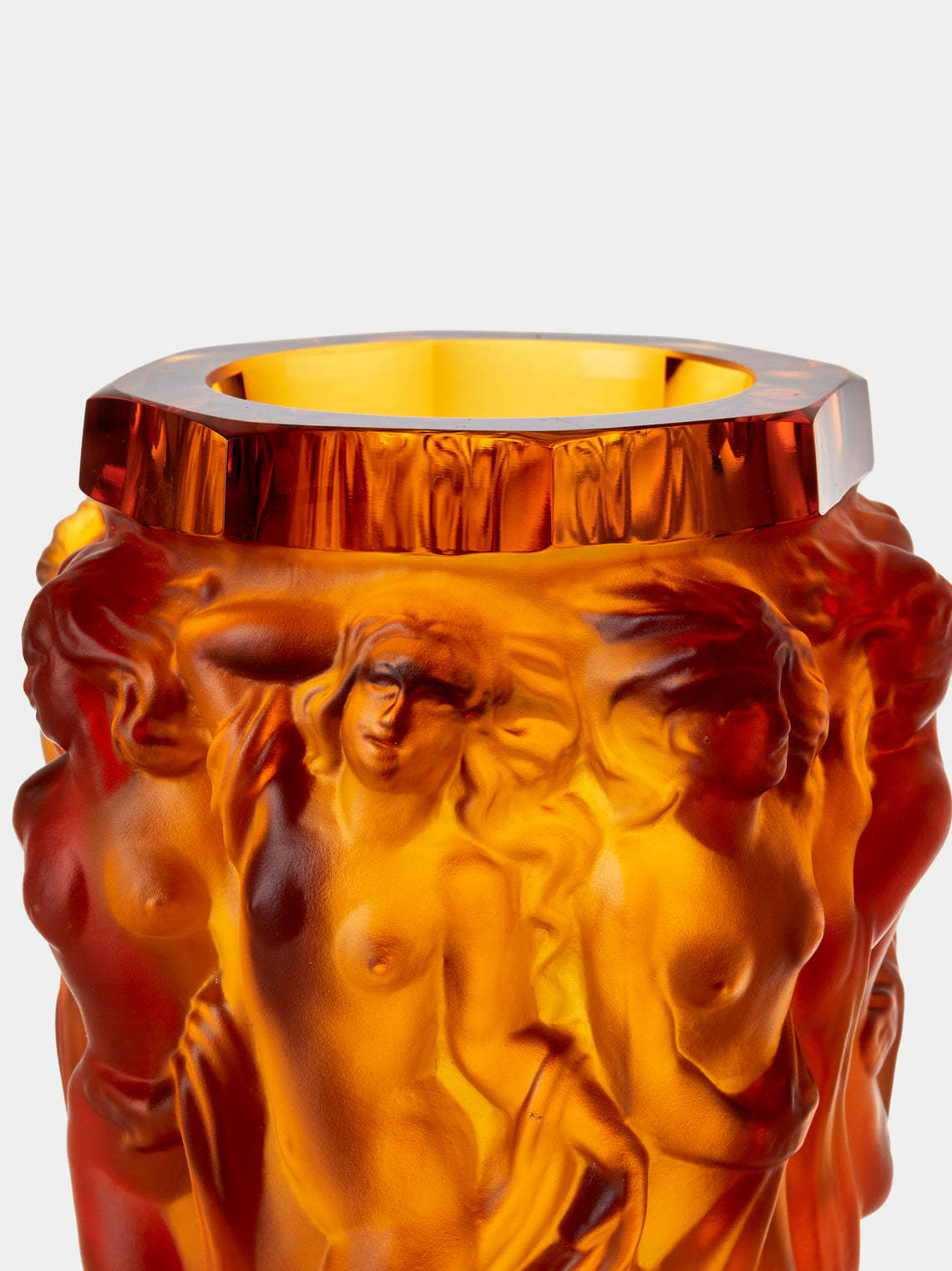 Akua Objects - Michael Hand-Blown Crystal Vase (6in/15cm) - Clear - ABASK