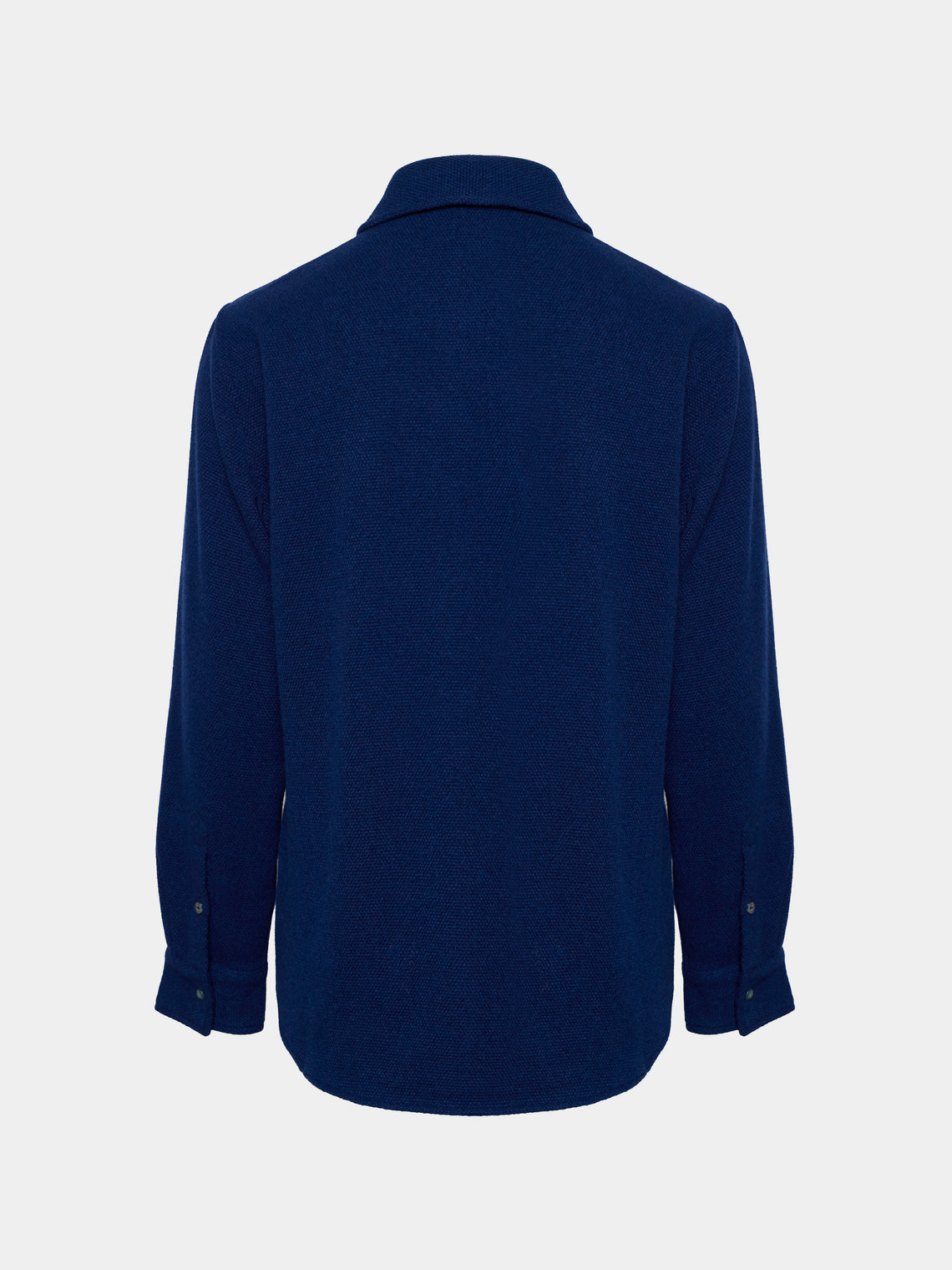 God's True Cashmere - Blue Lagoon Cashmere Shirt | Size: S - Blue - ABASK
