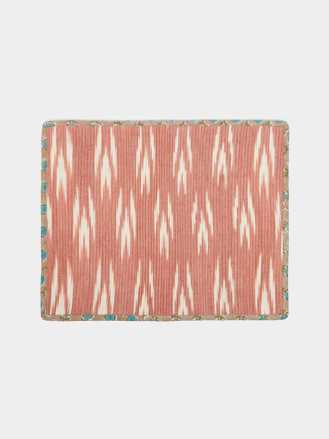The Table Love - The Breakfast Handwoven Cotton Reversible Placemats (Set of 4) - Pink - ABASK - 