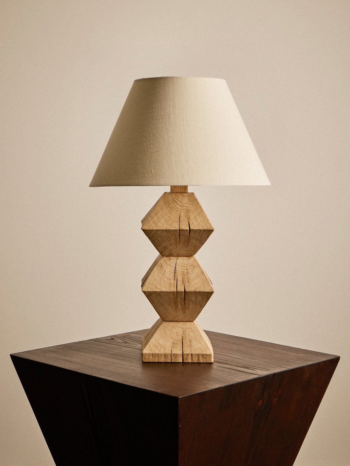 Jamie Gaunt Designs - No. 7 Natural Oak Table Lamp - Natural - ABASK