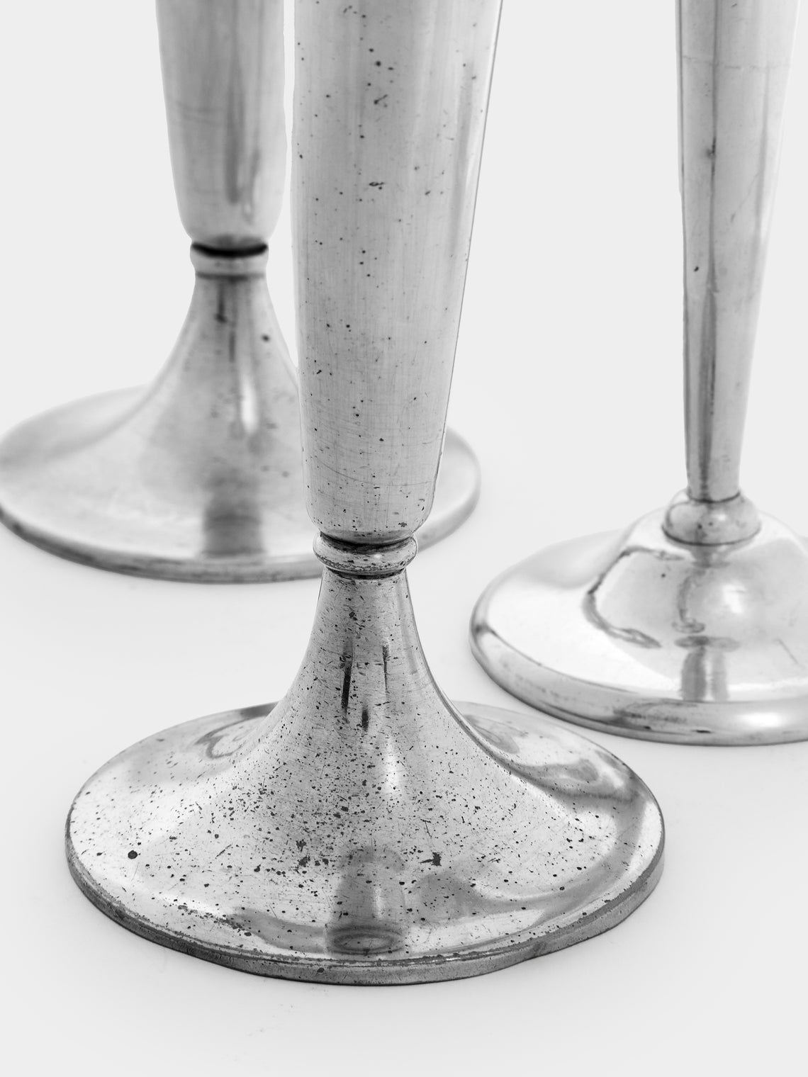 Antique and Vintage - 1950s Gio Ponti Silver-Plated Bud Vases (Set of 3) -  - ABASK