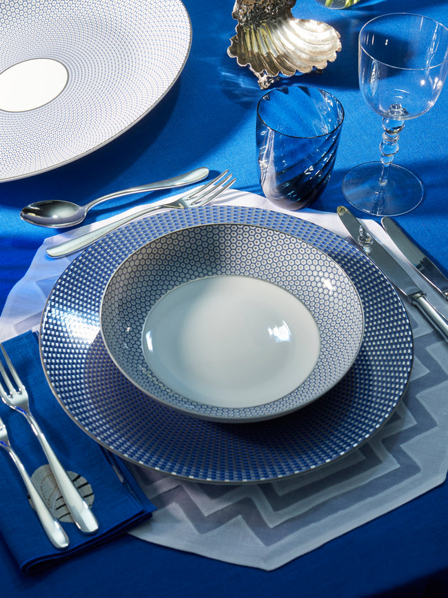 Raynaud - Trésor Bleu Porcelain Soup Plate -  - ABASK