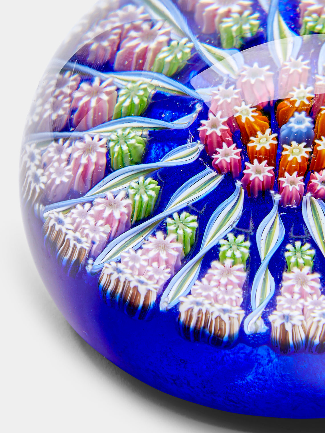 Antique and Vintage - 1930s Murano Glass Paperweight - Blue - ABASK