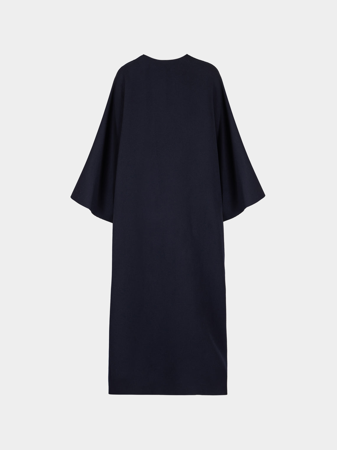 Dusan - Wool V-Neck Robe | One Size - Navy - ABASK
