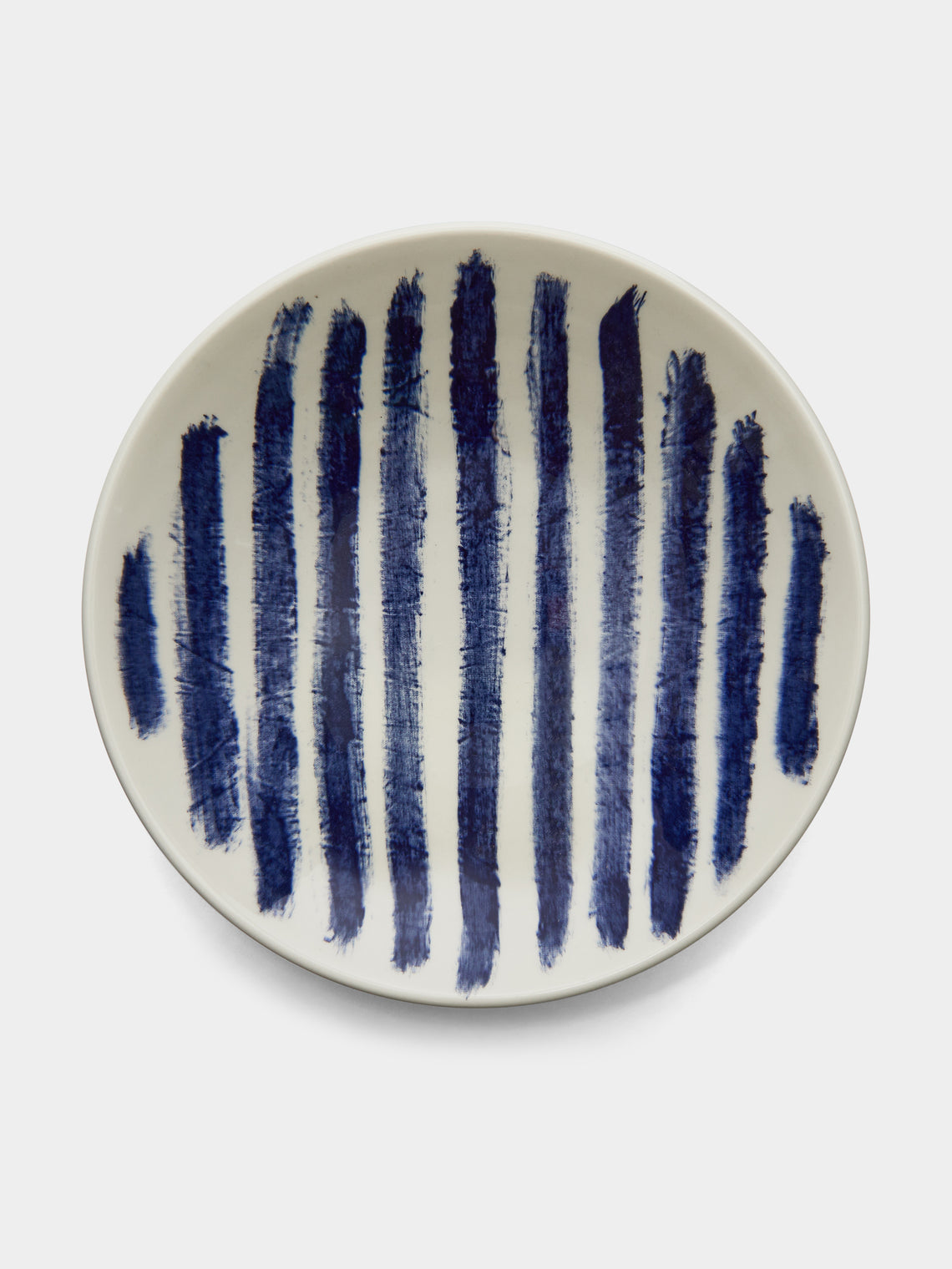 1882 Ltd. - Indigo Rain Ceramic Serving Bowl - Blue - ABASK
