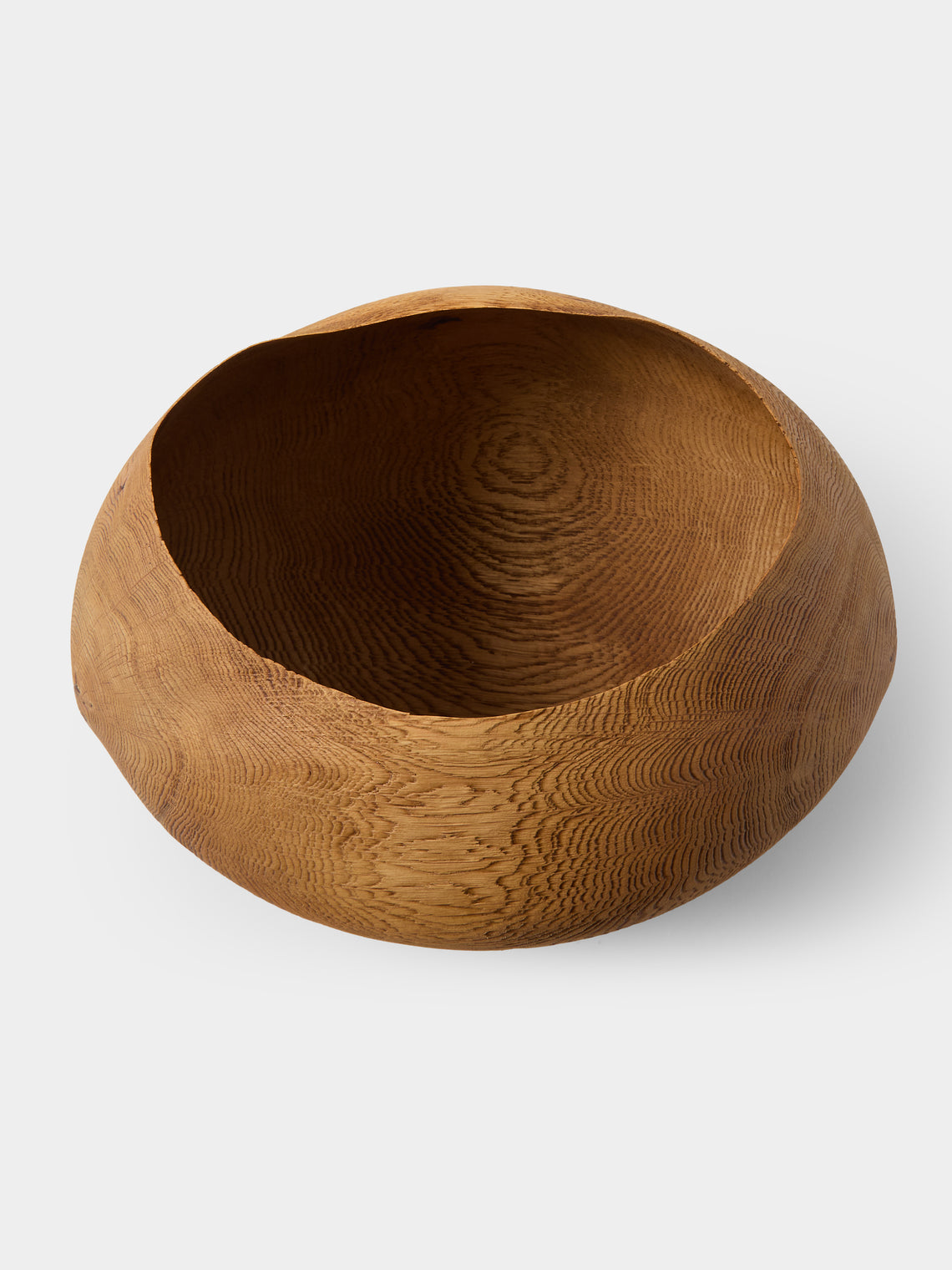 Friedemann Buehler - Hand-Turned Oak Bowl - Brown - ABASK