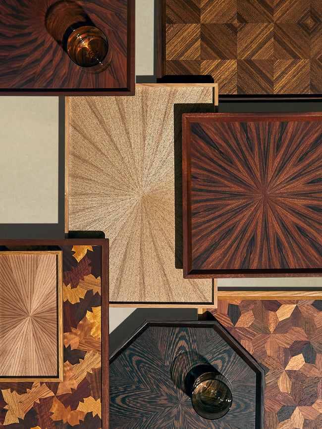 Mori Kougei - Rays Ash Wood Tray (14.5in/36.5cm) - Brown - ABASK