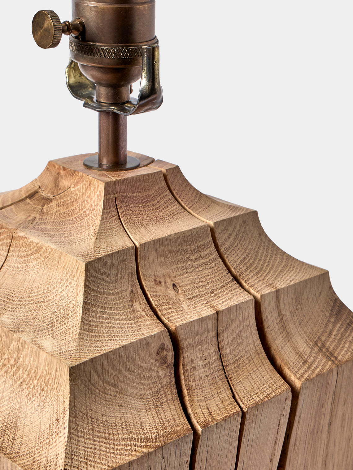 Jamie Gaunt Designs - No. 5 Natural Oak XL Table Lamp - Natural - ABASK