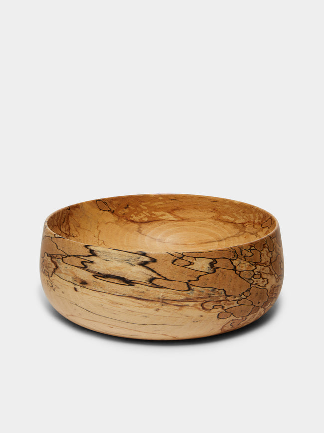 Bird & Branch - Hand-Turned Patterned Beech Bowl -  - ABASK - 