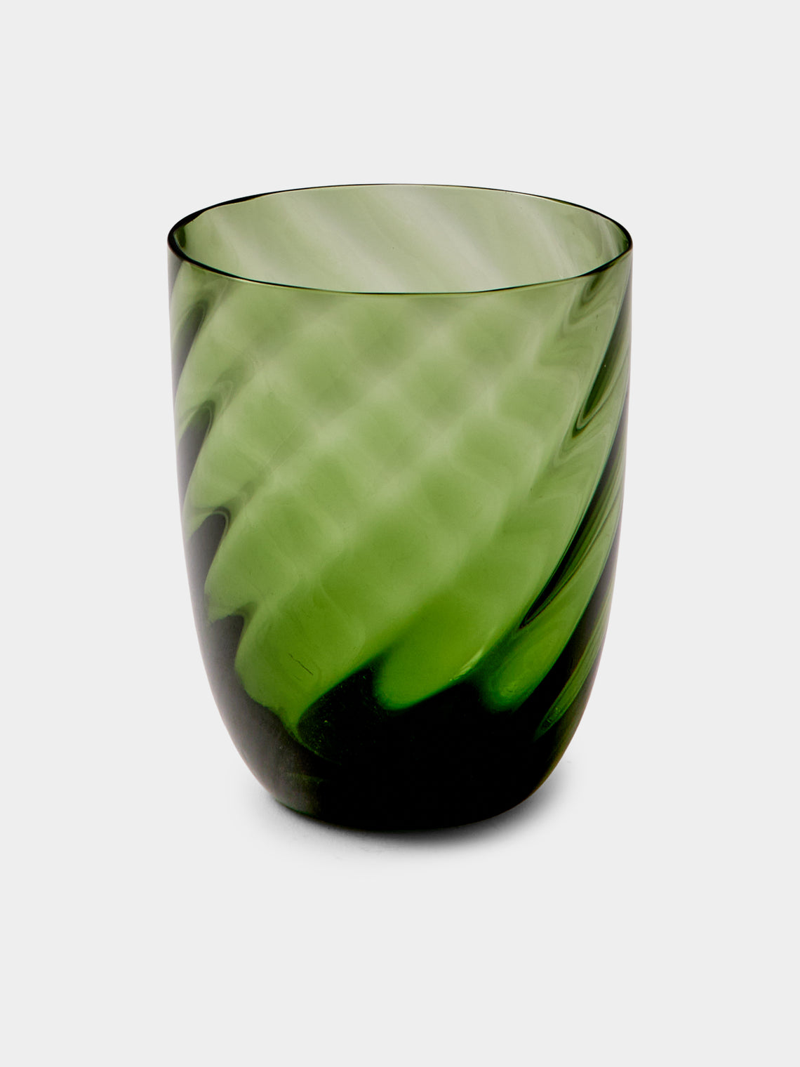 NasonMoretti - Ida Glass Water Tumblers (Set of 6) - Green - ABASK