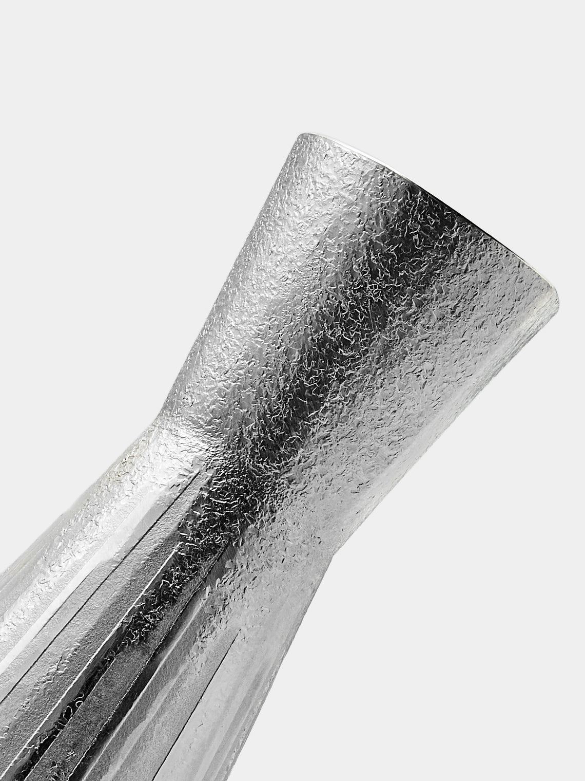 Seikado - Tokkuri Pewter Sake Flask (19oz/540ml) - Silver - ABASK