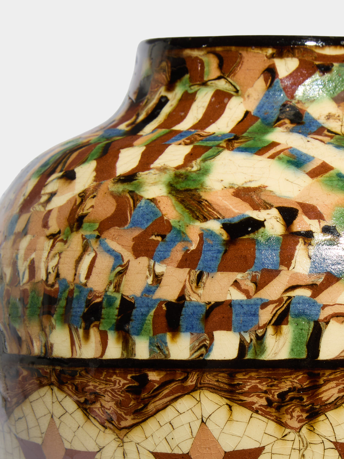 Antique and Vintage - 1920s Jean Gerbino Ceramic Vase (8in/20cm) - Multiple - ABASK