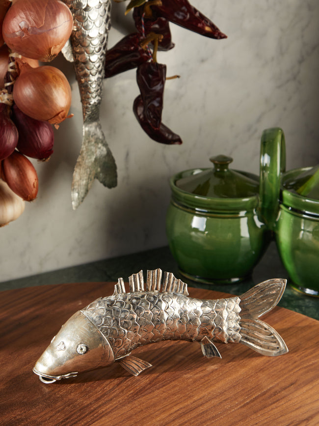 Antique and Vintage - 1900s Silver Fish -  - ABASK