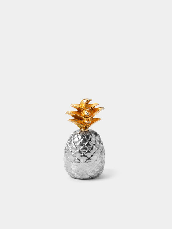 Antique and Vintage - Mid-Century Pineapples Silver-Plated Knife Rests (Set of 6) - Silver - ABASK - 