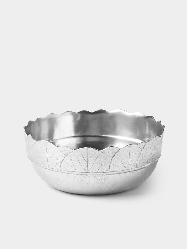 Cosi Tabellini - Natura Pewter Salad Bowl - Silver - ABASK - 