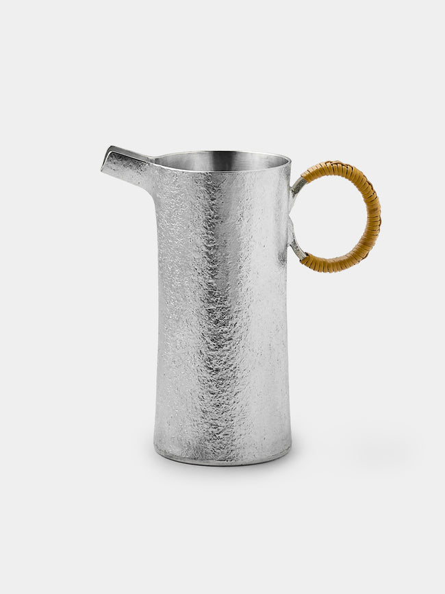 Seikado - Chirori Textured Pewter Sake Warmer (12oz/360ml) - Silver - ABASK - 