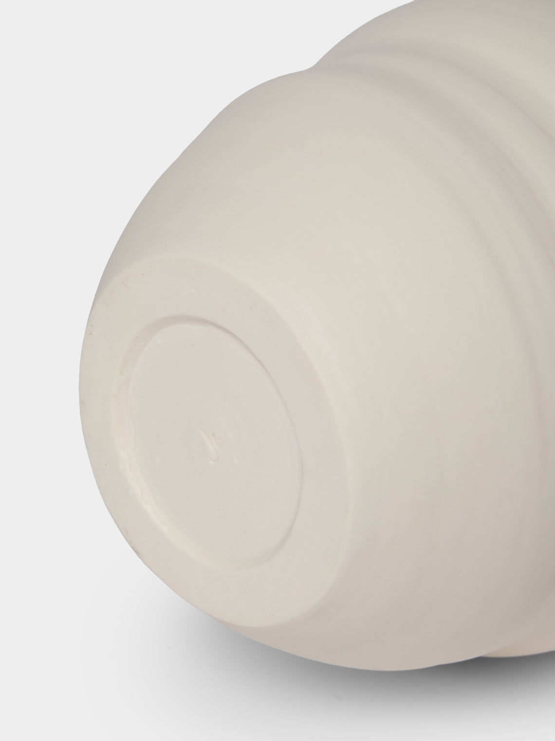 Johanne Coker - No. 5 Hand-Thrown Porcelain Vase (17in/43.5cm) - White - ABASK
