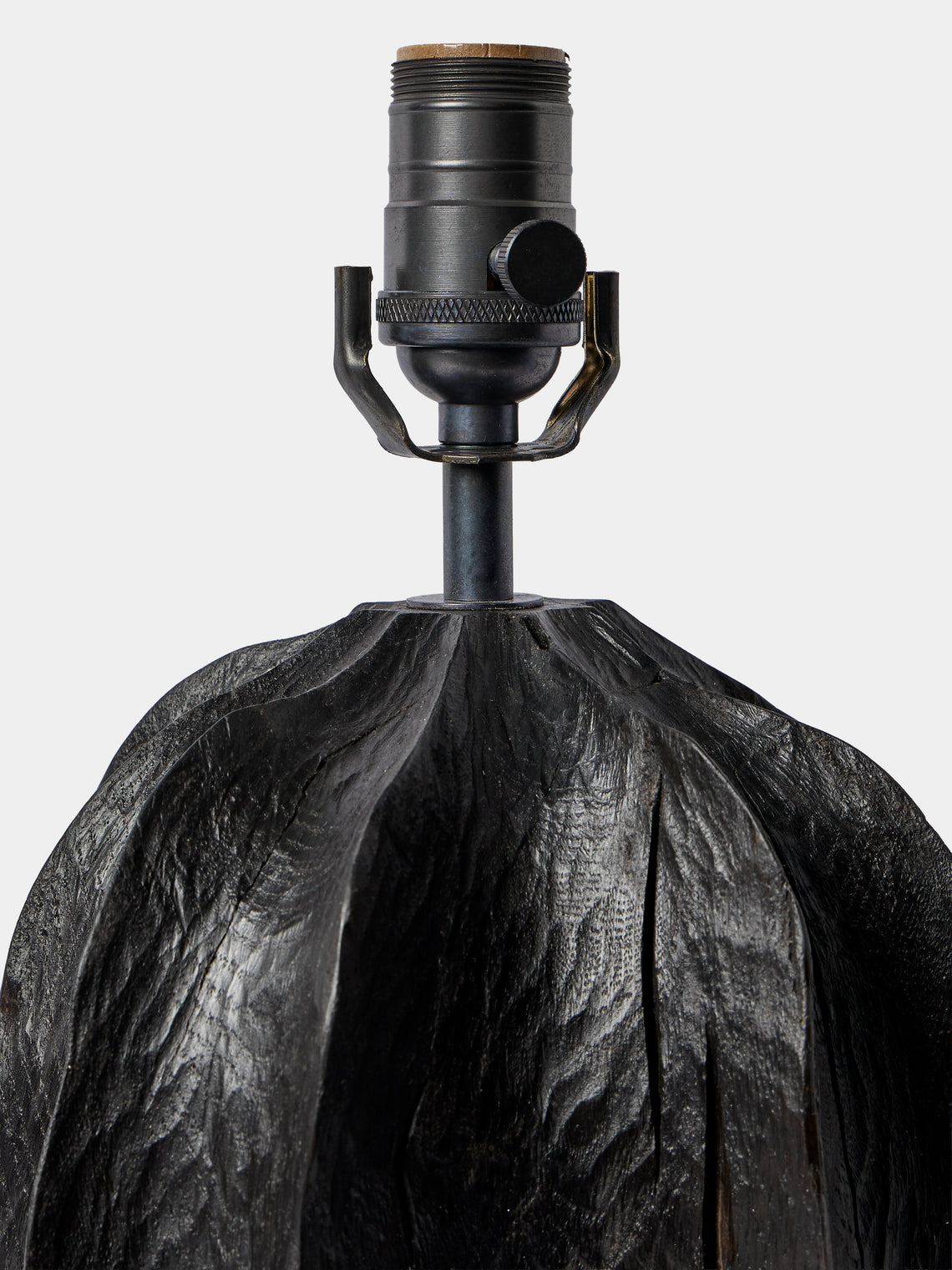 Jamie Gaunt Designs - No. 11 Scorched Oak Table Lamp - Brown - ABASK