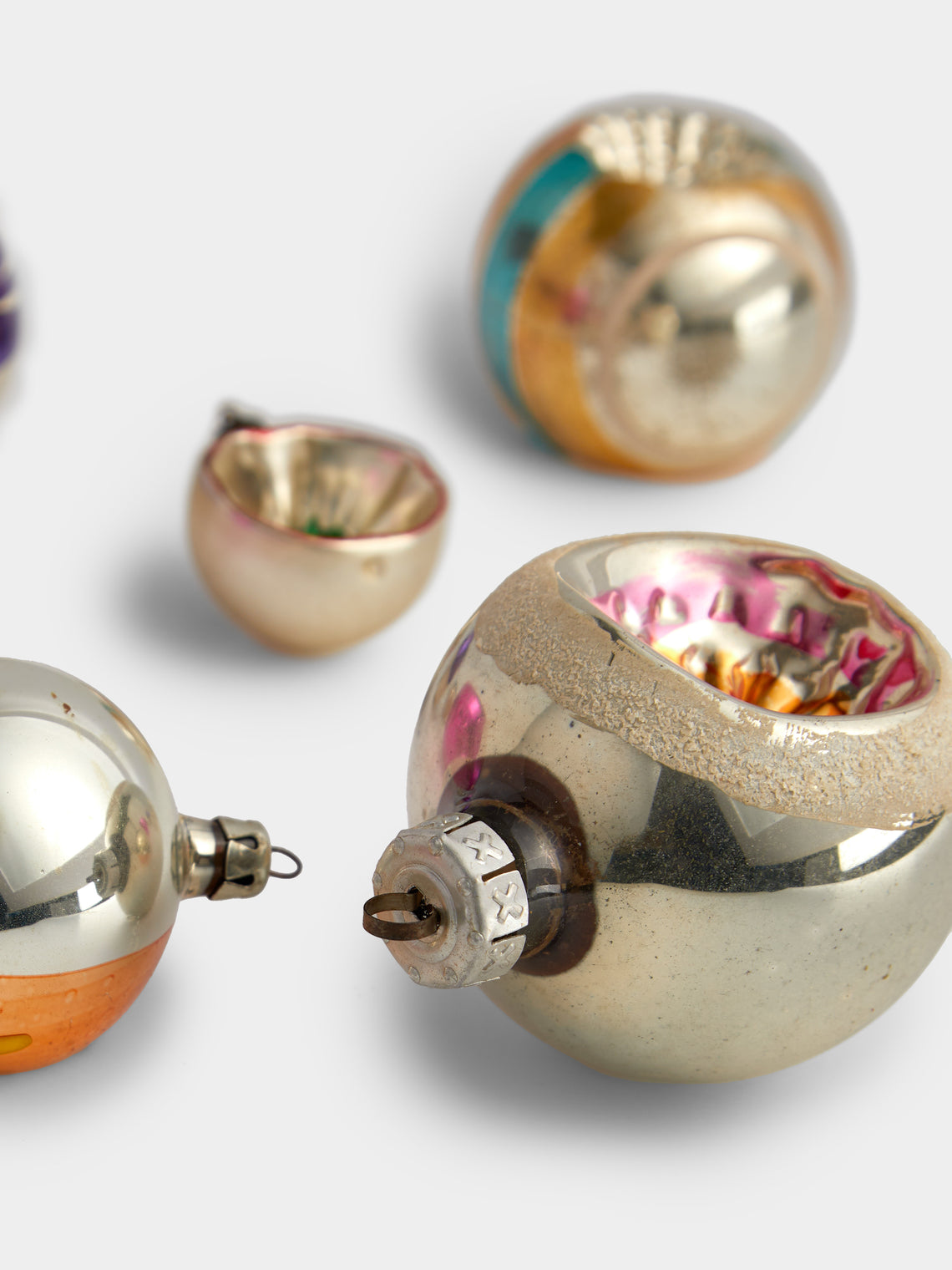 Antique and Vintage - Early 20th-Century Glass Baubles (Set of 10) -  - ABASK