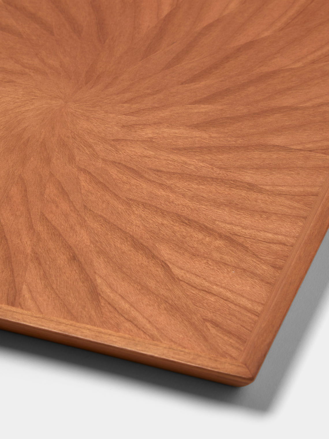 Mori Kougei - Poke Black Cherry Wood Square Tray (10.5in/26.5cm) - Brown - ABASK