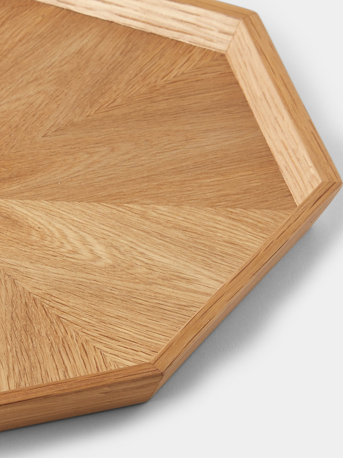 Mori Kougei - Poke Oak Square Tray (11in/27.5cm) - Brown - ABASK