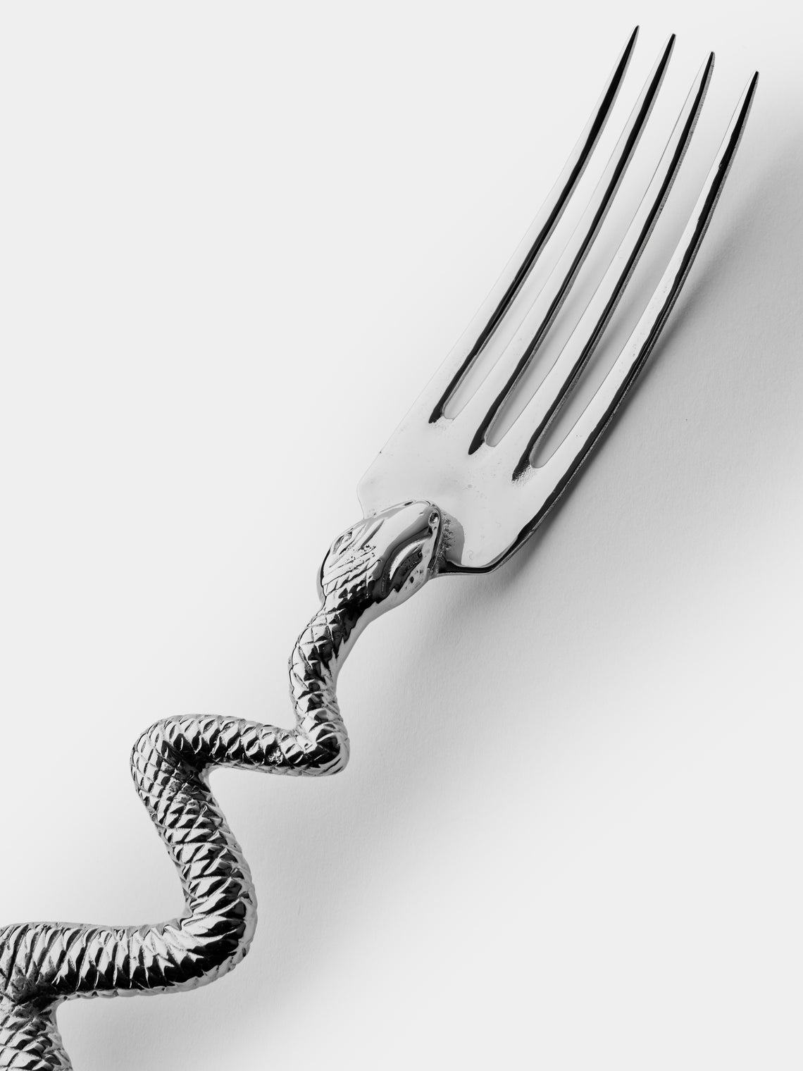 Pampaloni - Medusa Silver-Plated Serving Utensils (Set of 2) - Silver - ABASK