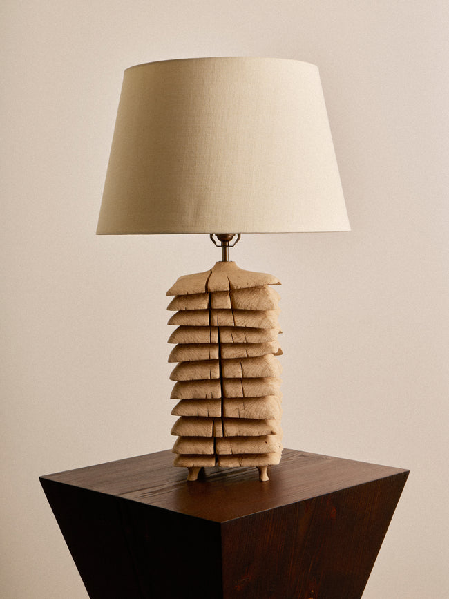 Jamie Gaunt Designs - No. 10 Natural Oak Table Lamp - Natural - ABASK