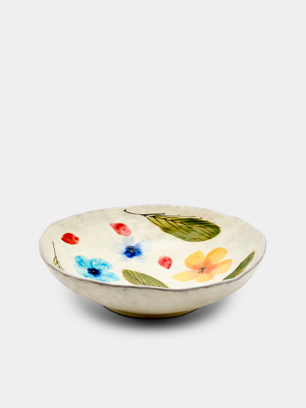 Yon Ho Kyung - Flowers Buncheong Small Bowl - White - ABASK - 
