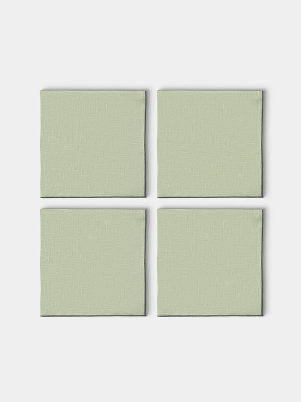 Borgo delle Tovaglie - Filo Linen Extra Large Napkins (Set of 4) - Green - ABASK - 