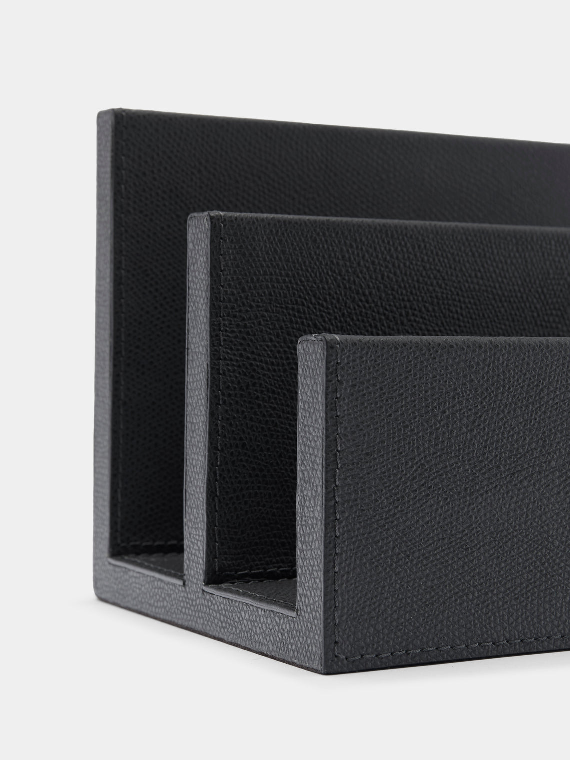 Giobagnara - Arthur Leather Letter Holder - Gray - ABASK