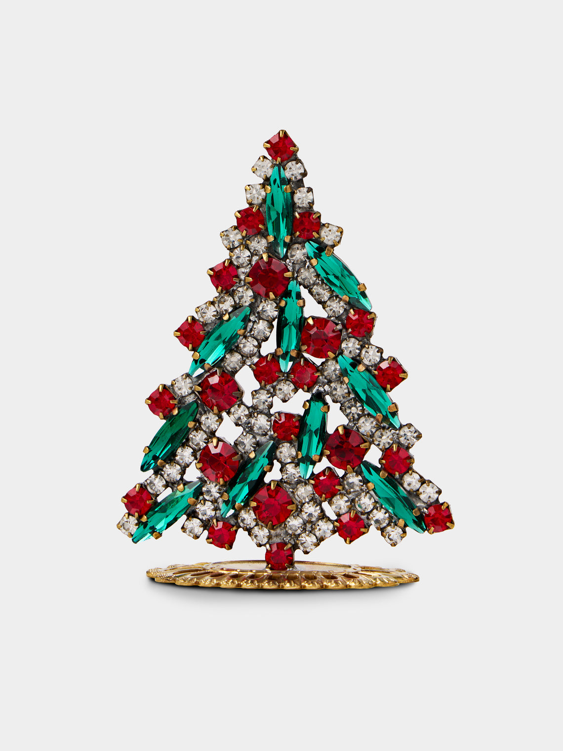 ABASK Decorations - Magical Czech Crystal Tree - Red - ABASK