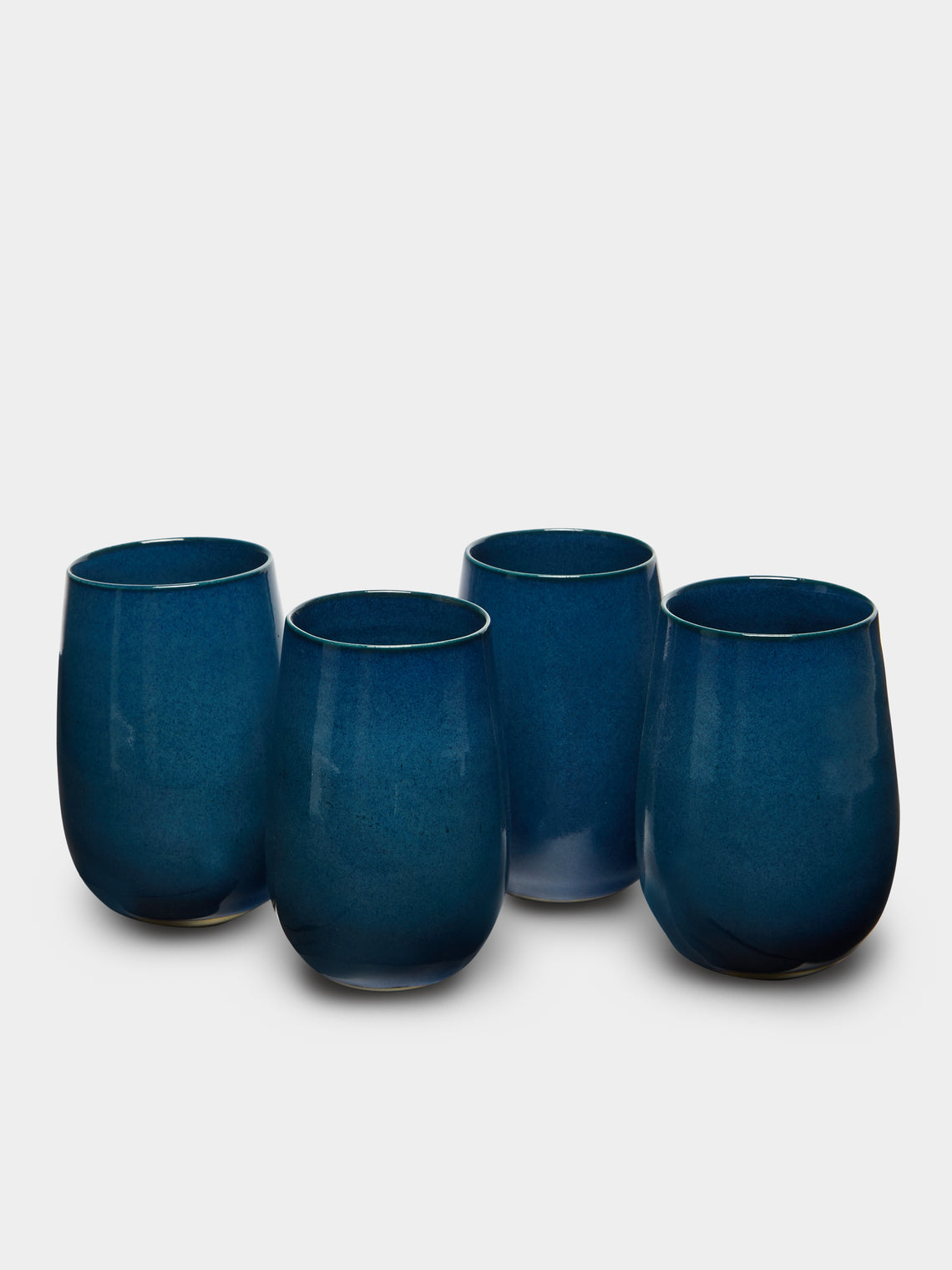 Mervyn Gers Ceramics - Hand-Glazed Ceramic Tall Cups (Set of 4) -  - ABASK