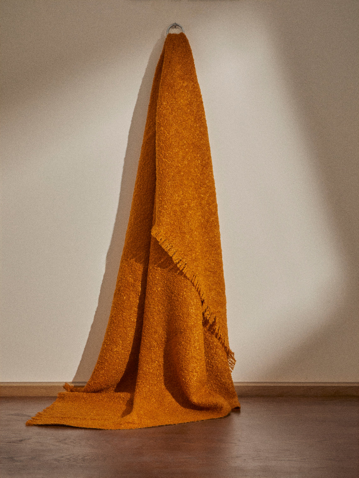 Brun de Vian-Tiran - Cirrus Handwoven Mohair Throw (71in/1.8m) - Yellow - ABASK