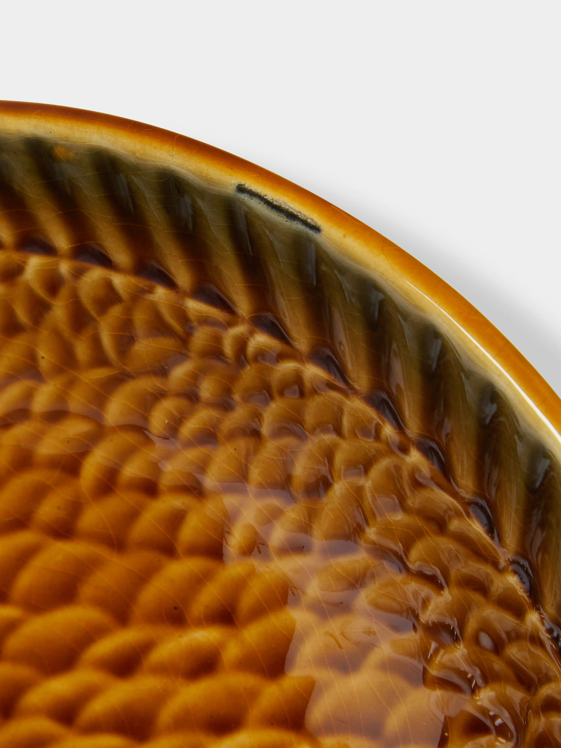 Antique and Vintage - 1950s Sarreguemines Fish Ceramic Dinner Bowls (Set of 6) -  - ABASK