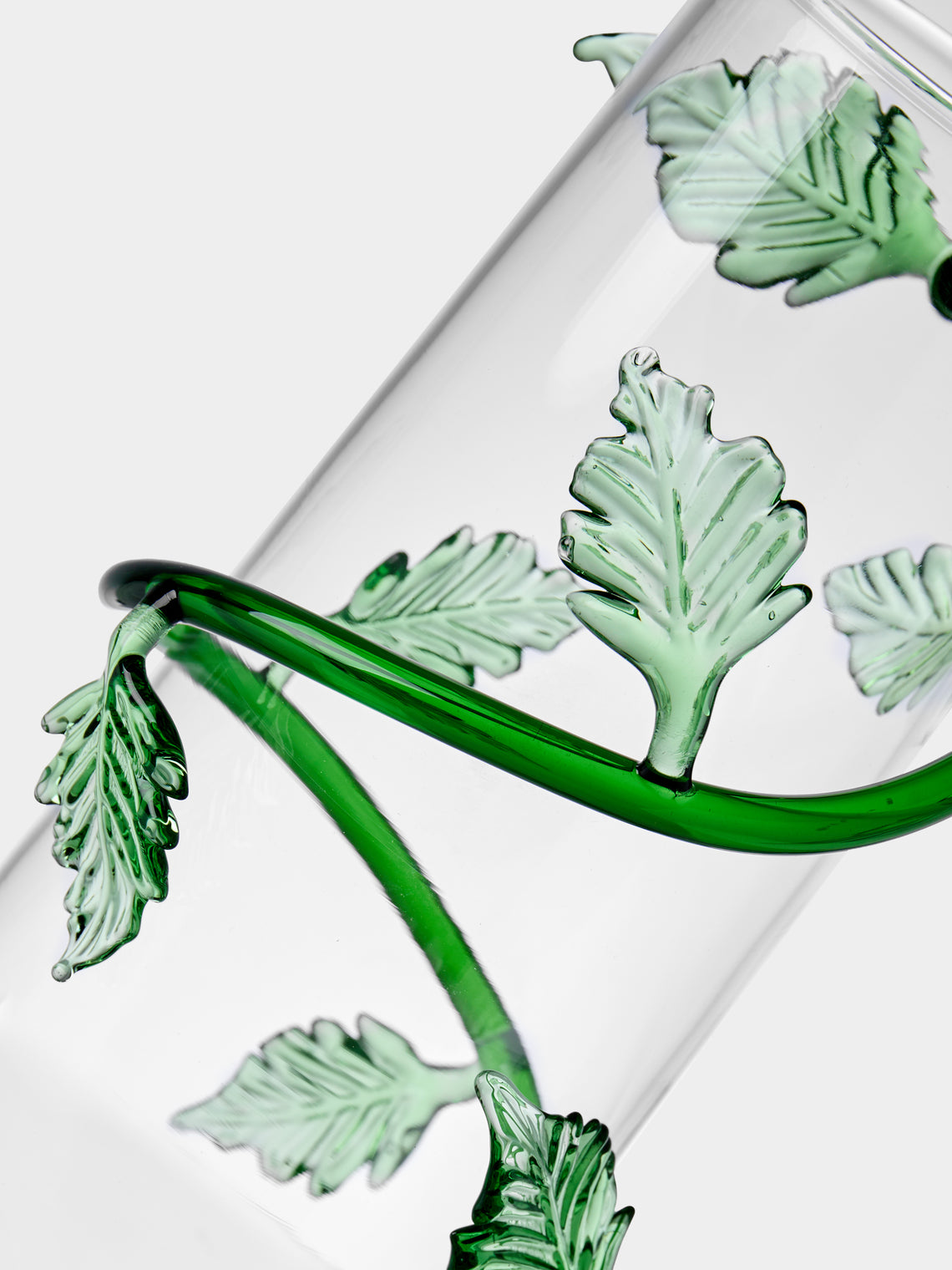 Casarialto - Liana Hand-Blown Glass Bud Vase (11in/28cm) - Clear - ABASK