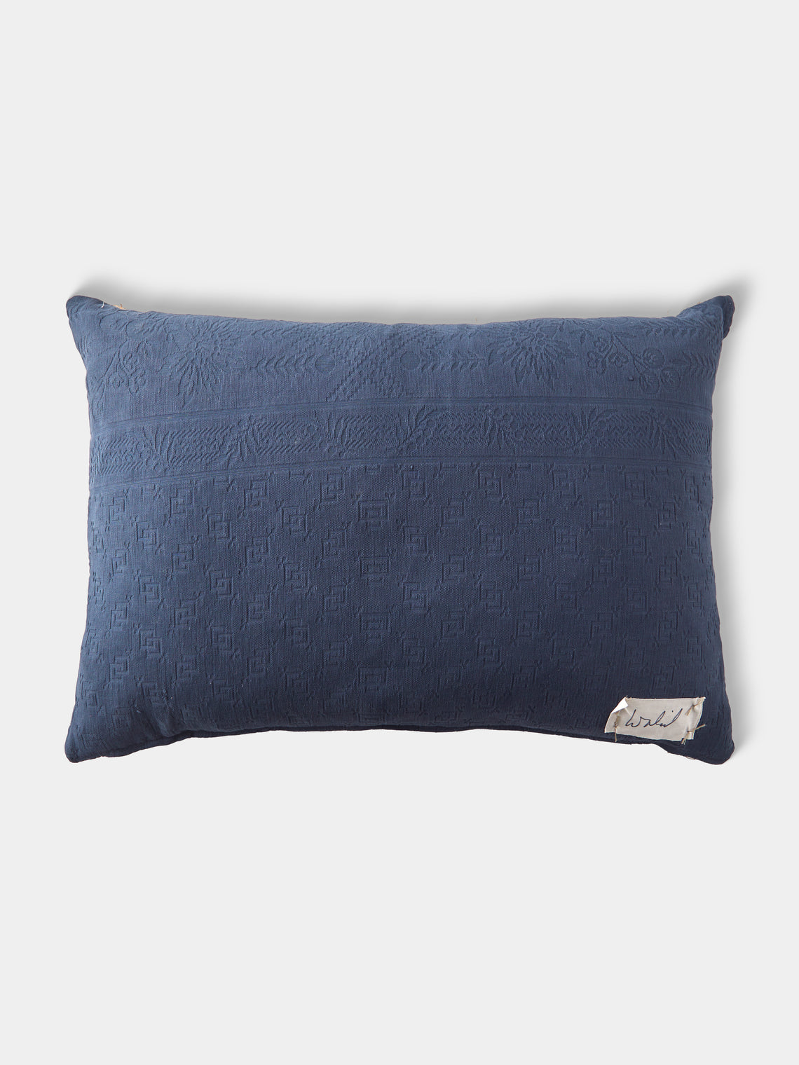 By Walid - 18th-Century French Aubosson Tapestry Wool and Linen Cushion (27.5in/70cm) - Multiple - ABASK