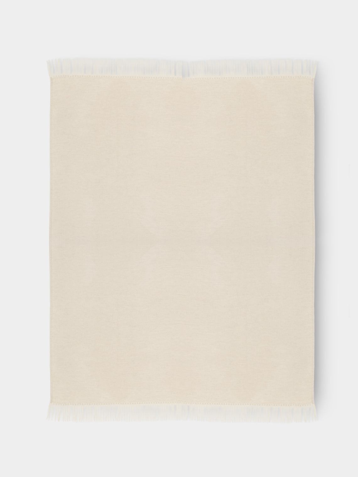 Alonpi - Melrose Cashmere Throw (75in/1.9m) - White - ABASK