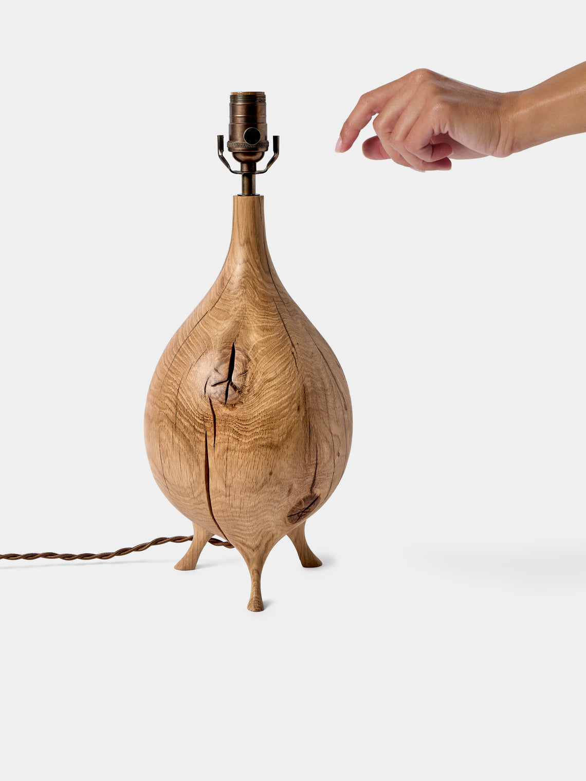 Jamie Gaunt Designs - No. 6 Natural Oak Table Lamp - Natural - ABASK