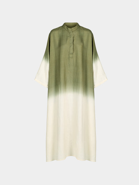 Me & K - Ombré Cashmere Kaftan | Size: S - Ivory - ABASK - 