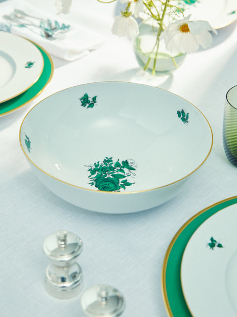 Augarten - Maria Theresia Hand-Painted Porcelain Salad Bowl -  - ABASK