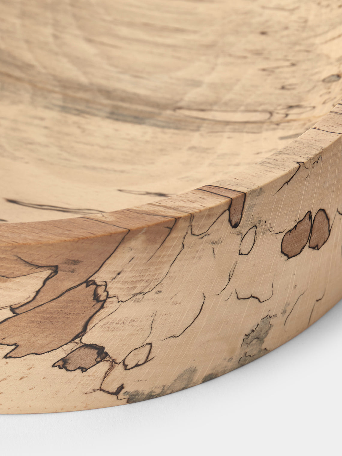 Bird & Branch - Spalted Beech Wood Medium Bowl - Natural - ABASK