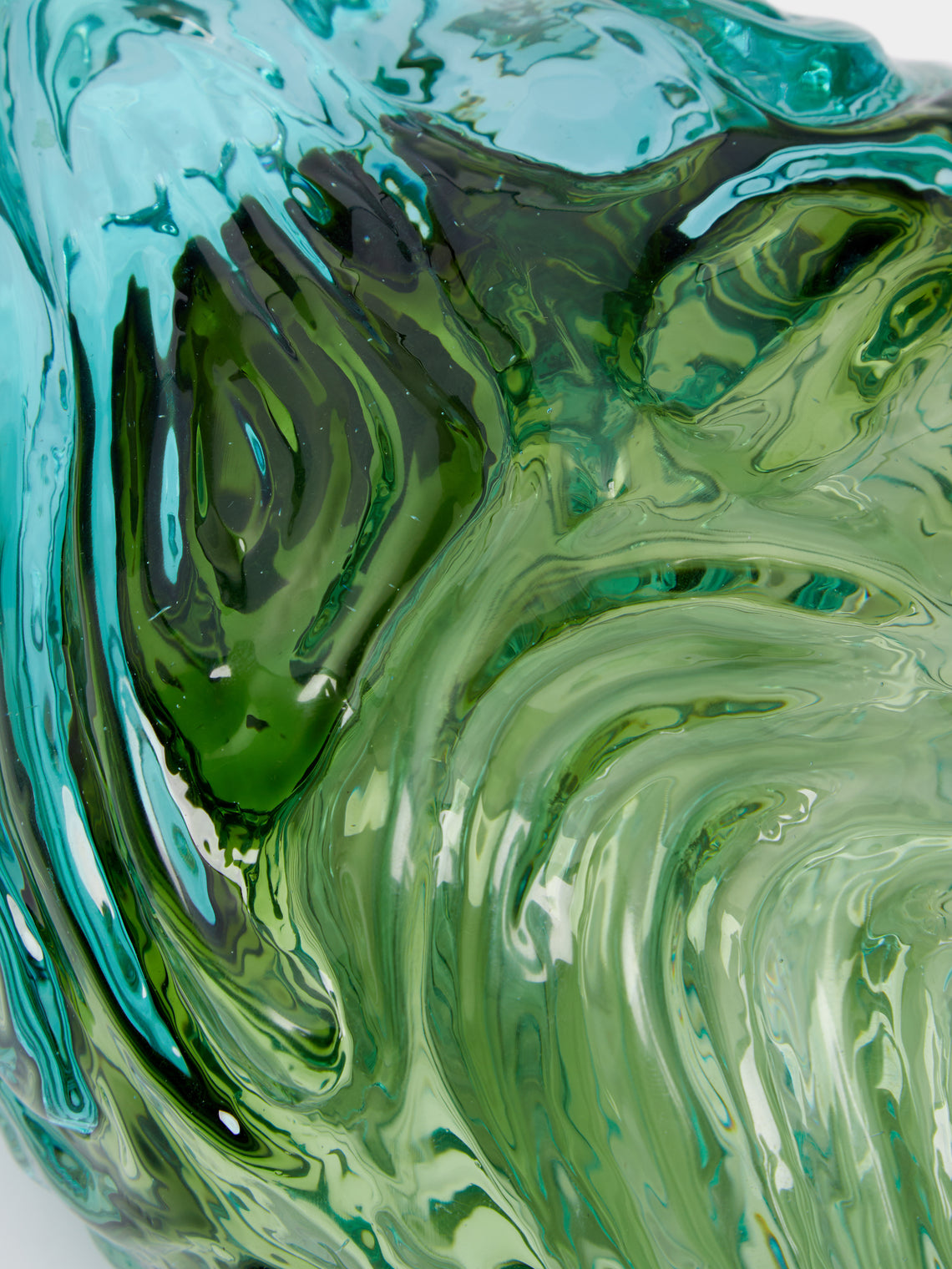 Antique and Vintage - 1960s Flavio Poli Glass Vase -  - ABASK