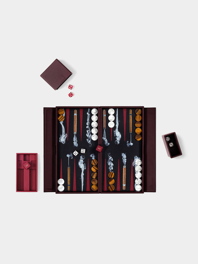 Alexandra Llewellyn - Cigar Travel Backgammon Set -  - ABASK