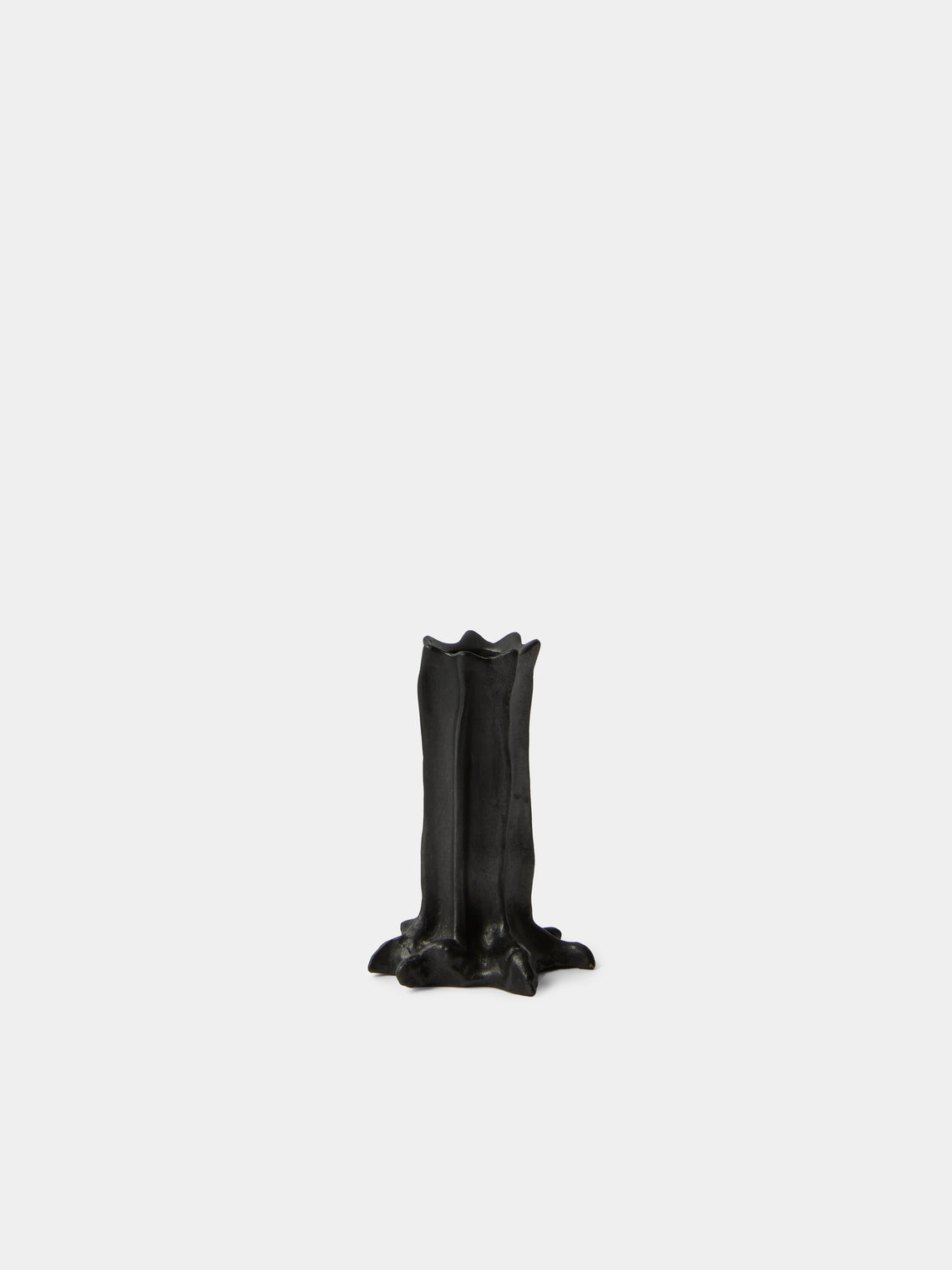 Studio Palatin - | Set of 4 | Arbor Bronze Candlesticks - Black - ABASK