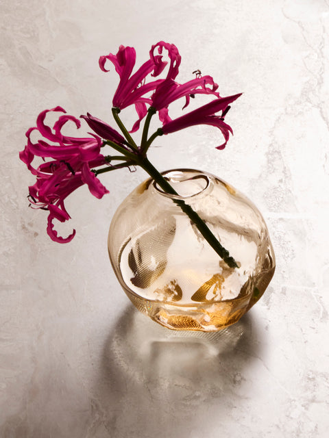 Vogel Studio - Hand-Blown Glass Bud Vase (5in/13cm) - Yellow - ABASK